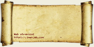 Olga Ješić vizit kartica